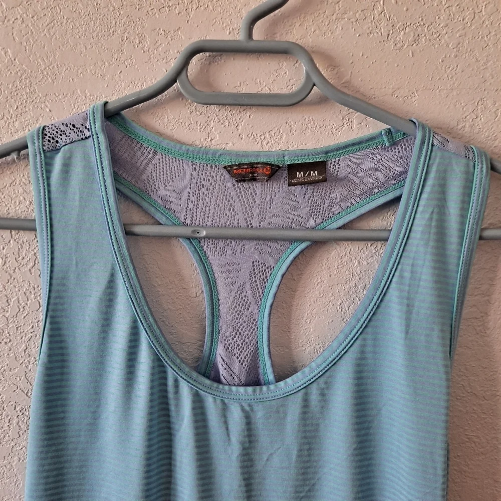 Merrell Blue striped Tank top - Picture 2 of 8